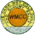 Dark Wet Cold Dull and Gloomy motorcycle rally badge from Graham Mills