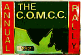 COMCC motorcycle rally badge from Jean-Francois Helias