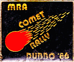 Comet motorcycle rally badge from Jean-Francois Helias