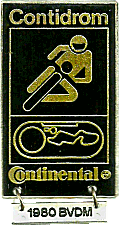 Contidrom motorcycle rally badge from Hans Veenendaal