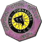 Captain Cook motorcycle rally badge from Ted Trett