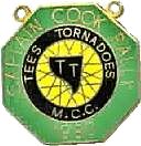 Captain Cook motorcycle rally badge from Ted Trett
