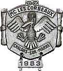 Corbeaux motorcycle rally badge from Jean-Francois Helias