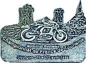 Courçon motorcycle rally badge from Jean-Francois Helias