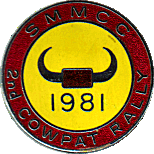 Cowpat motorcycle rally badge from Dave Ranger