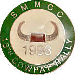 Cowpat motorcycle rally badge from Jean-Francois Helias