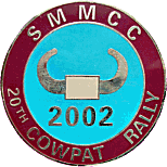 Cowpat motorcycle rally badge from Jean-Francois Helias