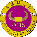 Cowpat motorcycle rally badge from Jean-Francois Helias