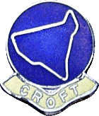 Croft motorcycle race badge from Jean-Francois Helias