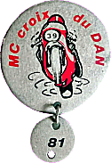 Croix du Dan motorcycle rally badge from Jean-Francois Helias