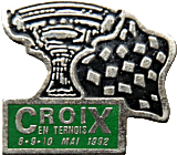 Croix en Ternois motorcycle race badge from Jean-Francois Helias