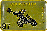 Croweater motorcycle rally badge from Jean-Francois Helias
