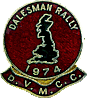 Dalesman motorcycle rally badge from Ted Trett
