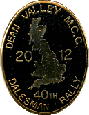 Dalesman motorcycle rally badge from Dave Cooper