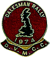 Dalesman motorcycle rally badge from Ted Trett