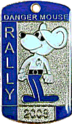 Danger Mouse motorcycle rally badge from Jean-Francois Helias