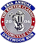 Dartmoor motorcycle run badge from Jean-Francois Helias