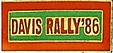Davis motorcycle rally badge from Jean-Francois Helias