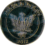 De Ja Vu motorcycle rally badge from John Newitt