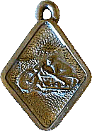 Del Lamone Ravenna motorcycle rally badge from Jean-Francois Helias
