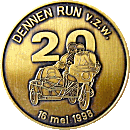 Dennen motorcycle run badge from Jean-Francois Helias