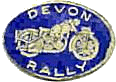 Devon motorcycle rally badge from Ted Trett