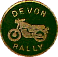 Devon motorcycle rally badge from Nigel Woodthorpe