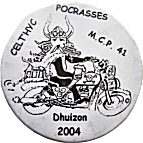 Dhuizon motorcycle rally badge from Jean-Francois Helias