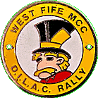 DILAC motorcycle rally badge from Jean-Francois Helias