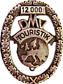 DMV Touristik motorcycle rally badge from Jean-Francois Helias