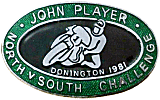 Donington motorcycle race badge from Jean-Francois Helias