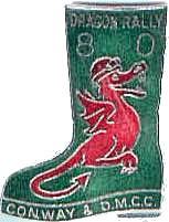 Dragon motorcycle rally badge from Jan Heiland