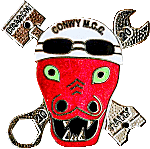 Dragon motorcycle rally badge from Jean-Francois Helias