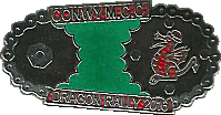 Dragon motorcycle rally badge from Ted Trett