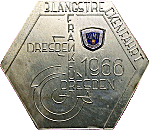 Dresden Langstreckenfahrt motorcycle rally badge from Jean-Francois Helias