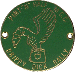 Drippy Dick motorcycle rally badge from Tony Graves