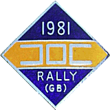 Ducati motorcycle rally badge from Jean-Francois Helias