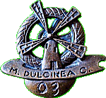 Dulcinea motorcycle rally badge from Jean-Francois Helias