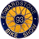 Edwardstone motorcycle show badge from Jean-Francois Helias
