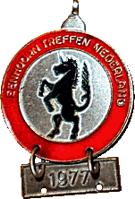 Eenhoorn motorcycle rally badge from Jean-Francois Helias