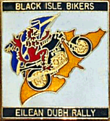 Eilean Dubh motorcycle rally badge