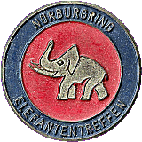 Elefant motorcycle rally badge from Jean-Francois Helias