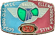 Ellensborough Falls motorcycle rally badge