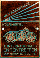 Enten motorcycle rally badge from Jean-Francois Helias