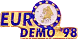 Euro Demo motorcycle rally badge from Jean-Francois Helias