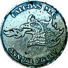 Falcons  motorcycle rally badge from Jean-Francois Helias