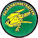 Falkenbergstraffen motorcycle rally badge from Jean-Francois Helias