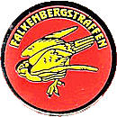 Falkenbergstraffen motorcycle rally badge from Jean-Francois Helias