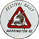 Festival motorcycle rally badge from Jean-Francois Helias
