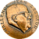 FFM Challenge Jean Lesueur motorcycle rally badge from Jean-Francois Helias